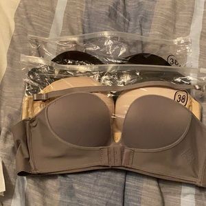3for$45 Strapless Front Buckle Bra
